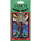 Tarot Necklace on a cotton cord: The Tower