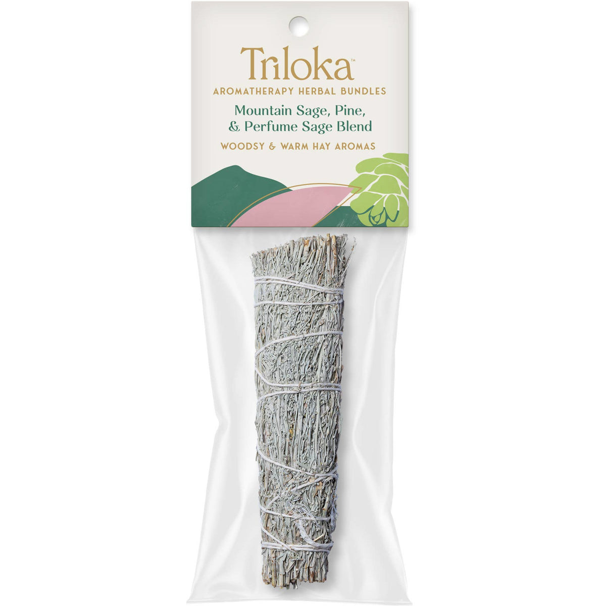 Triloka Mtn Sage, Pine, Perfume Sage - Medium Herbal Bundle