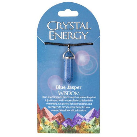 Crystal Energy Pendants: Wisdom (Blue Jasper)