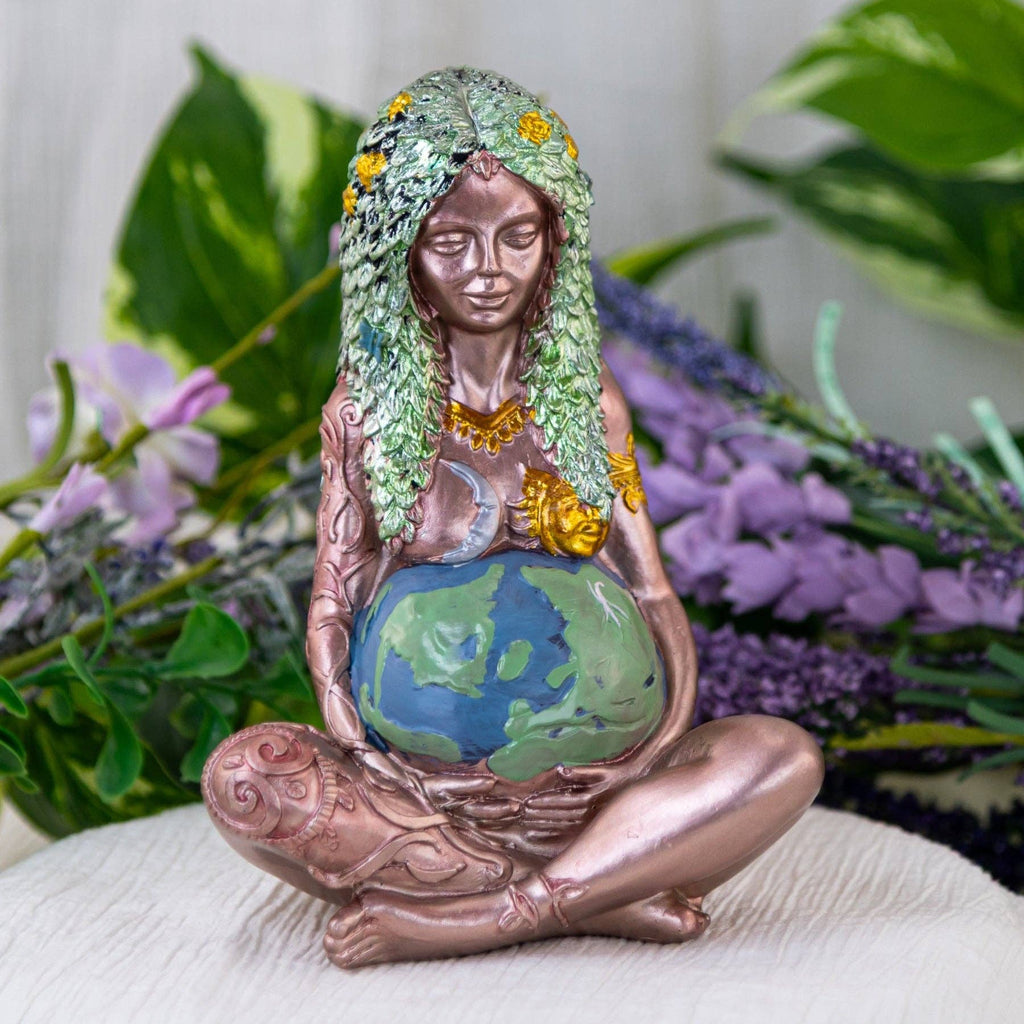Goddess Gaia Statue: Millyear Mother Earth: Small