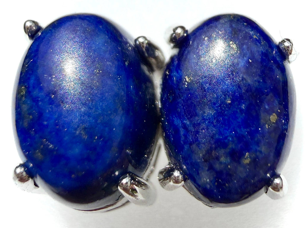 Lapis Lazuli Stud pair 6x8mm