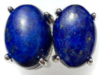 Lapis Lazuli Stud pair 6x8mm
