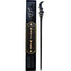 Magic Wand w/ Gift Box - Black Obsidian Moon & Snake (Each): Black obsidian