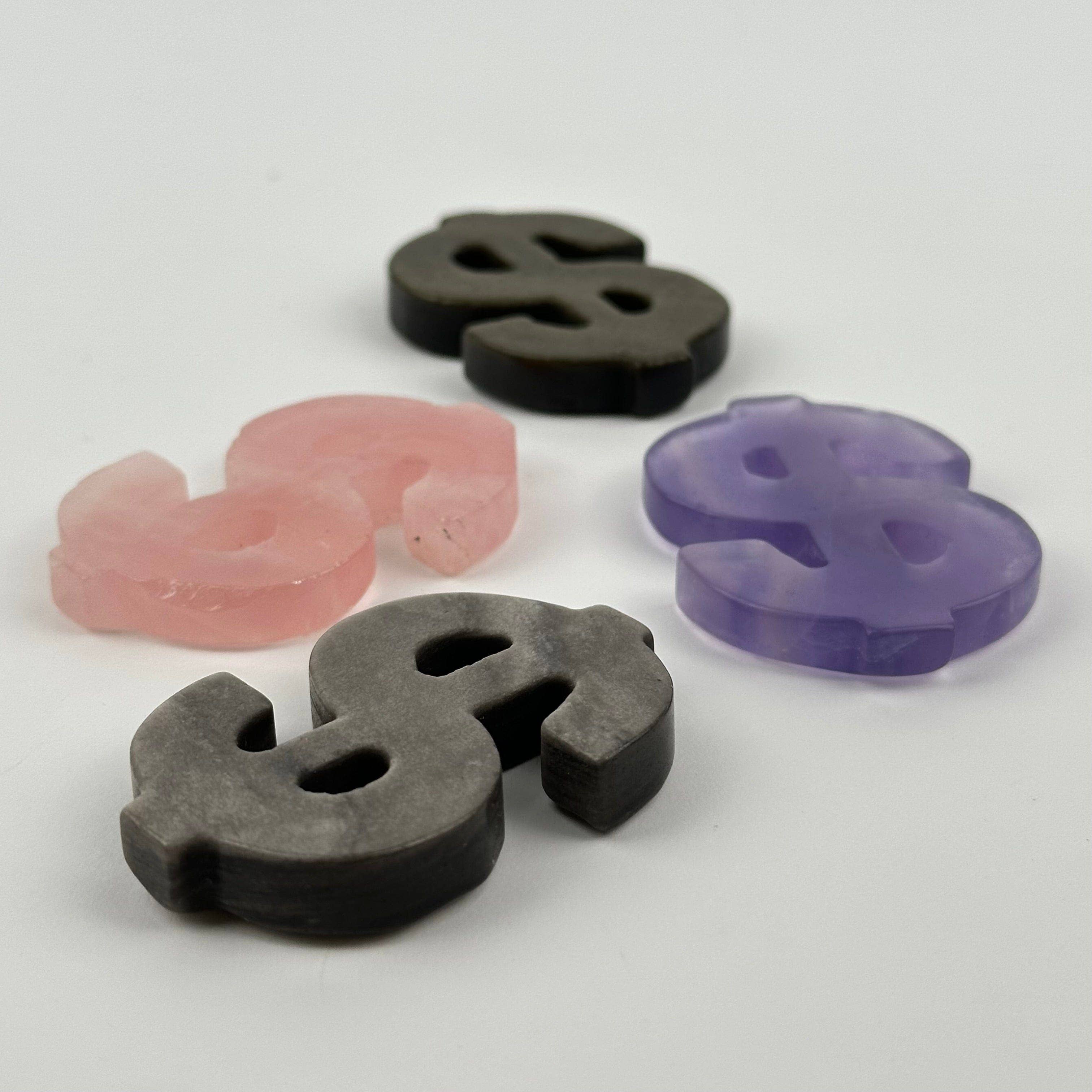 Gemstone Crystal Money Symbol: Rose Quartz