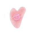 MASSAGER GUA SHA - ROSE QUARTZ 3.15"L