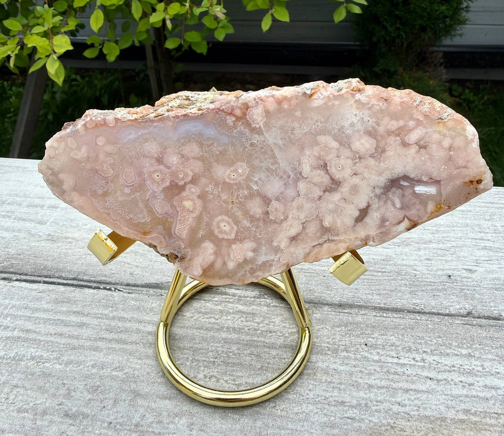 Wholesale 2 lbs Natural Pink Amethyst Flower Agate Slabs