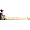 Polyresin Incense Holder - Wizard w/ Magic Scroll (Each): Wizard