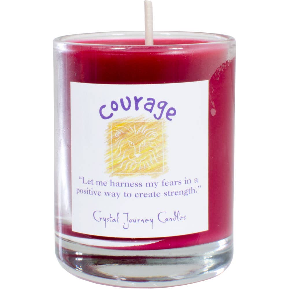 Soy Herbal Filled Votive Courage (Each)