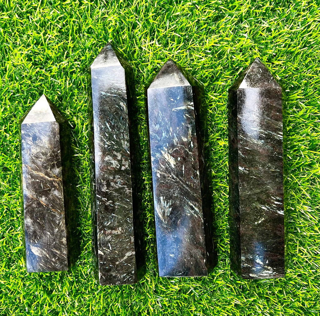 3-4 Large Astrophyllite aka Arfvedsonite Crystals