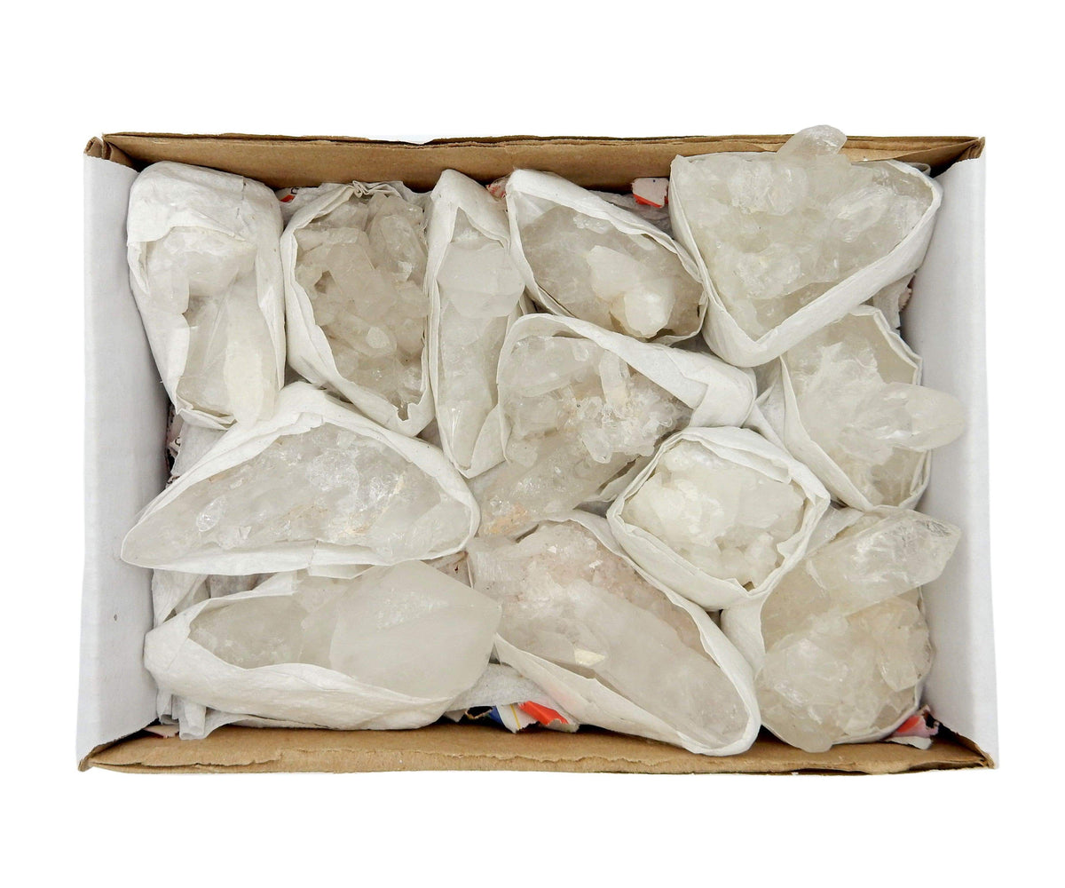 Crystal Quartz Cluster Flat Box - S126TS