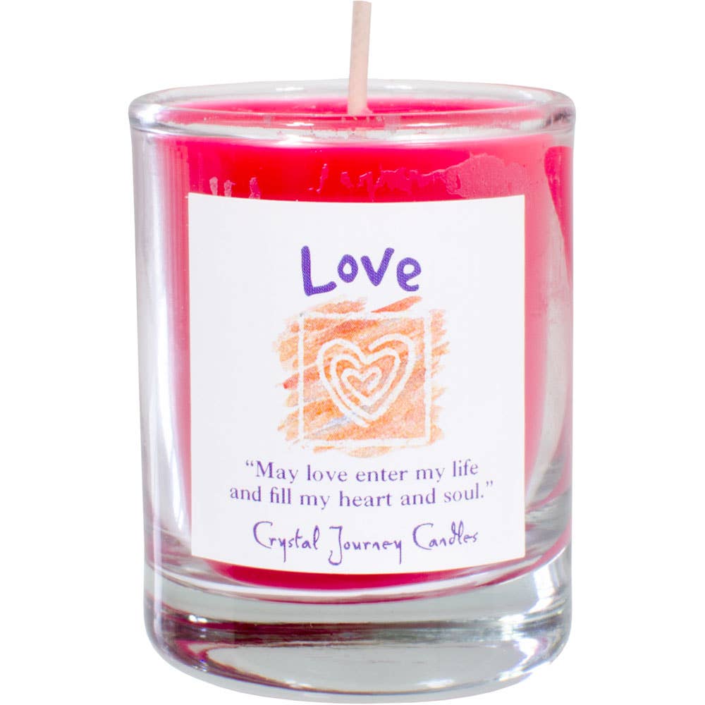 Soy Herbal Filled Votive Love (Each)