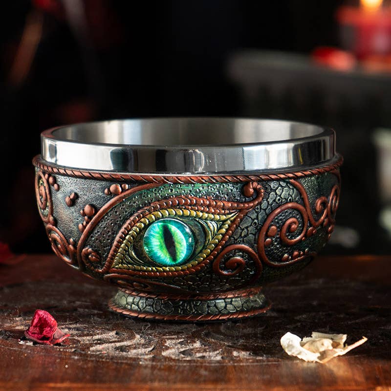 Dragon Eye Resin Smudge Ritual Offering Bowl