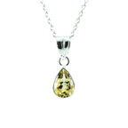 Citrine Silver Pendant Necklaces