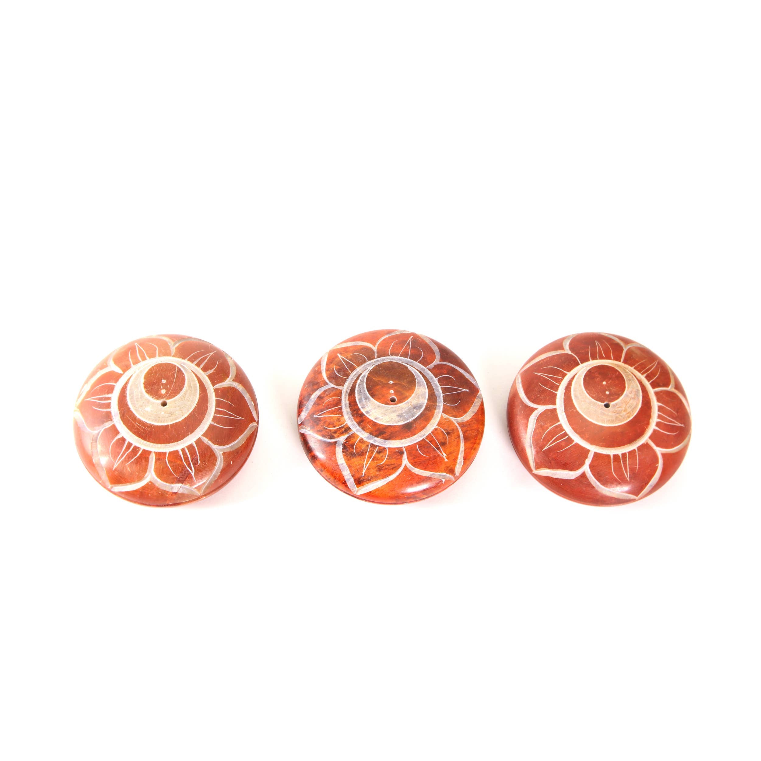 Incense Burner - Soapstone Pebble Sacral Chakra Svadhishtana