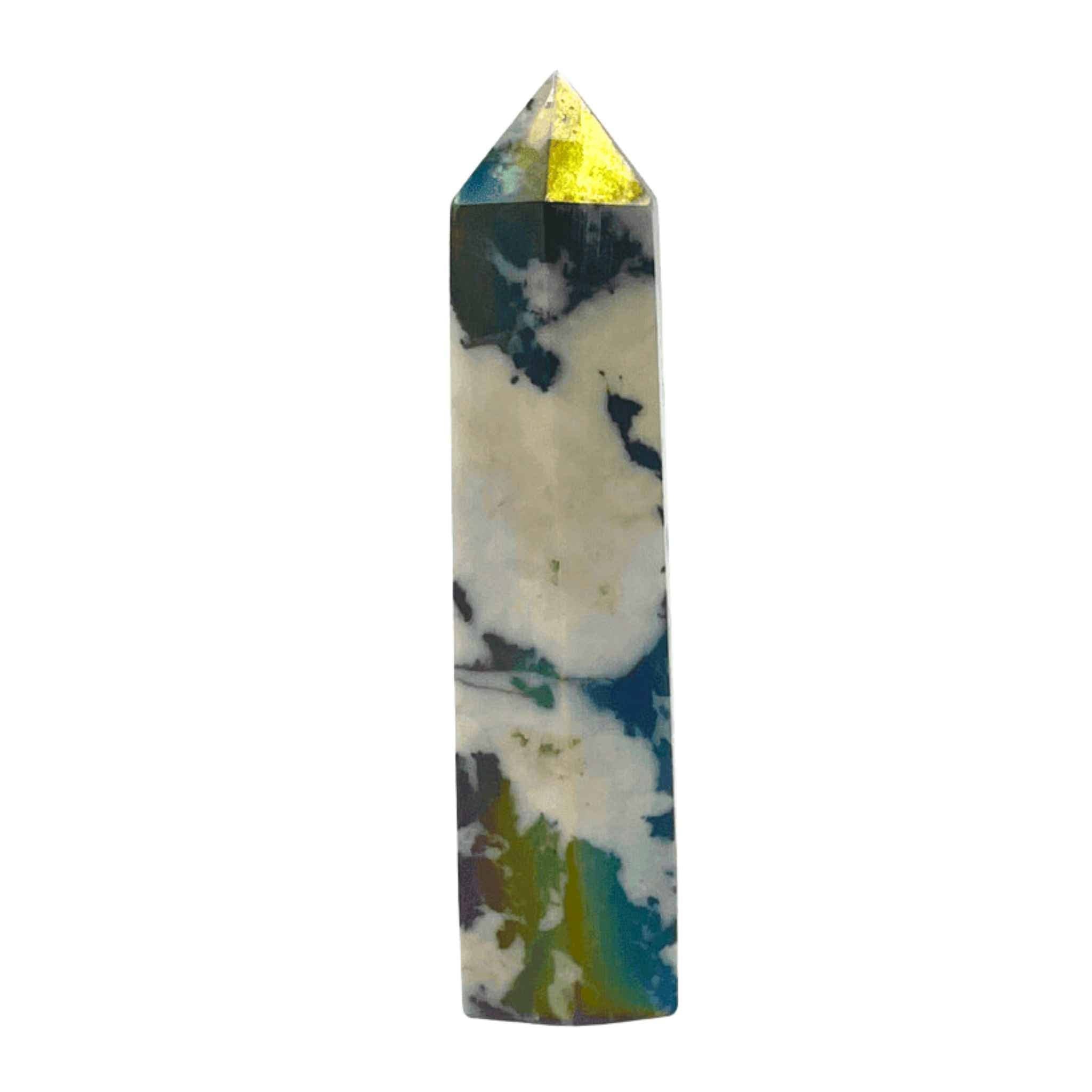 Black Zebra Jasper Aura Tower