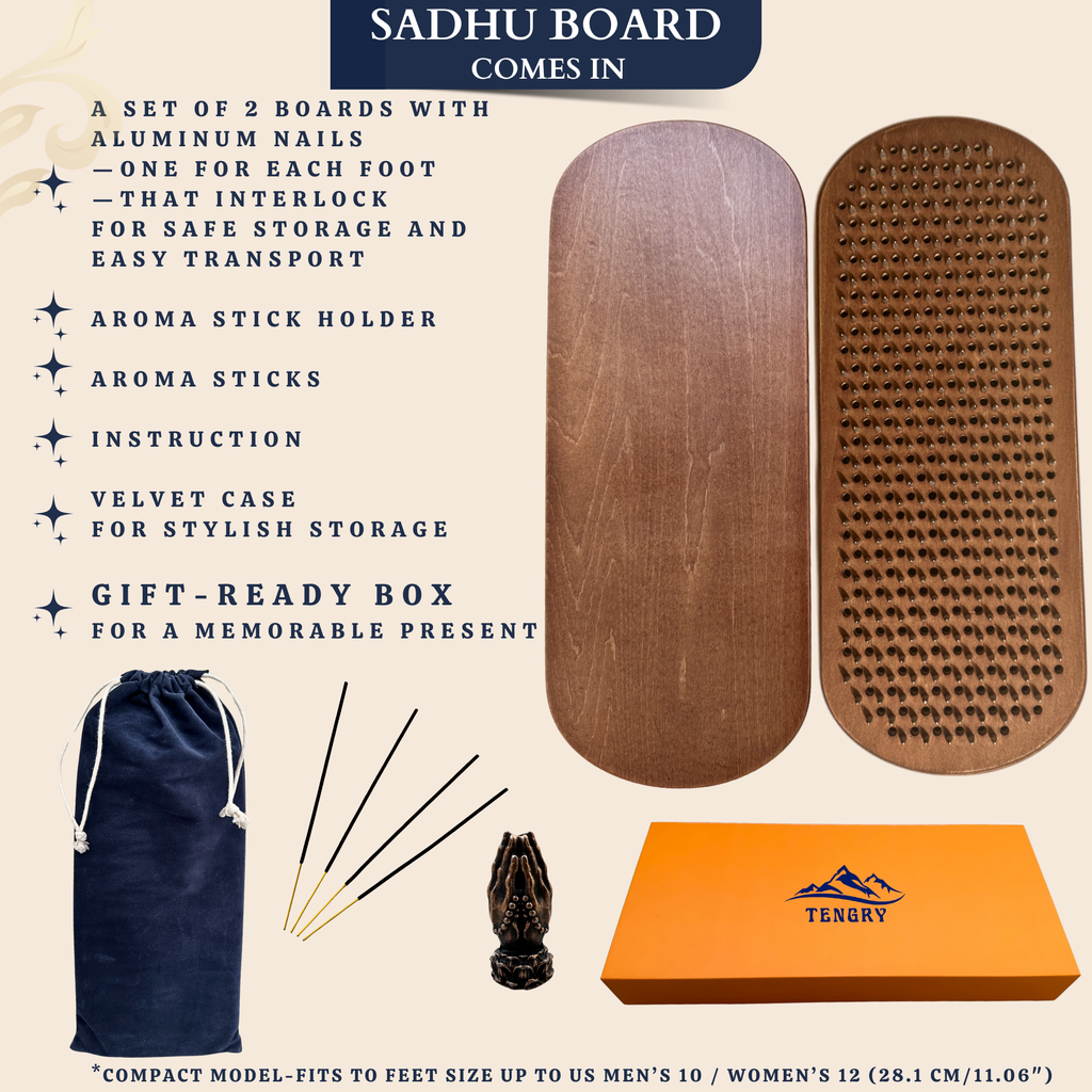 Sadhu Board with Aluminum Nails, 12mm (0.47 in) – For Advanced | Tengry