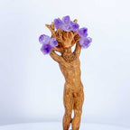 Polyresin Forest Tree God Statue - Amethyst Clusters (Each): Amethyst