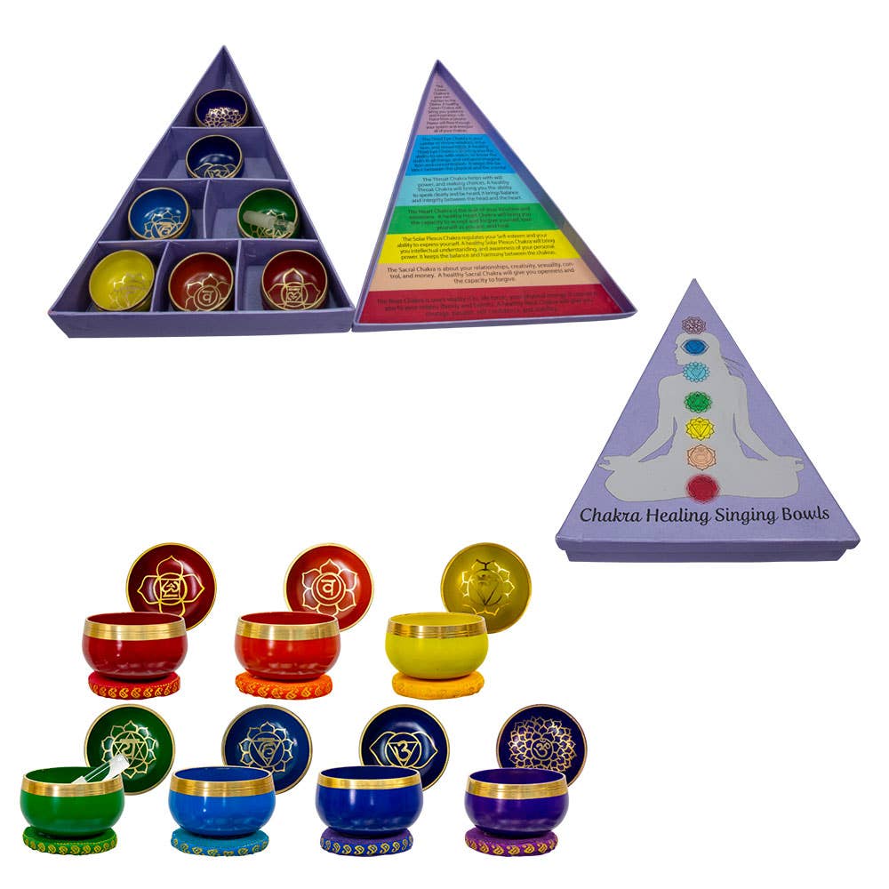 Mini Singing Bowl Set - Chakras (Each)