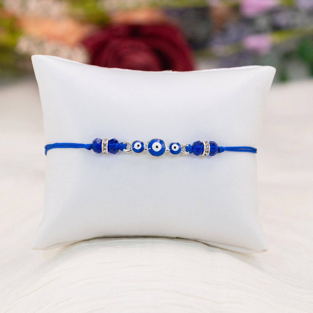 Evil Eye Knot Bracelet: Black