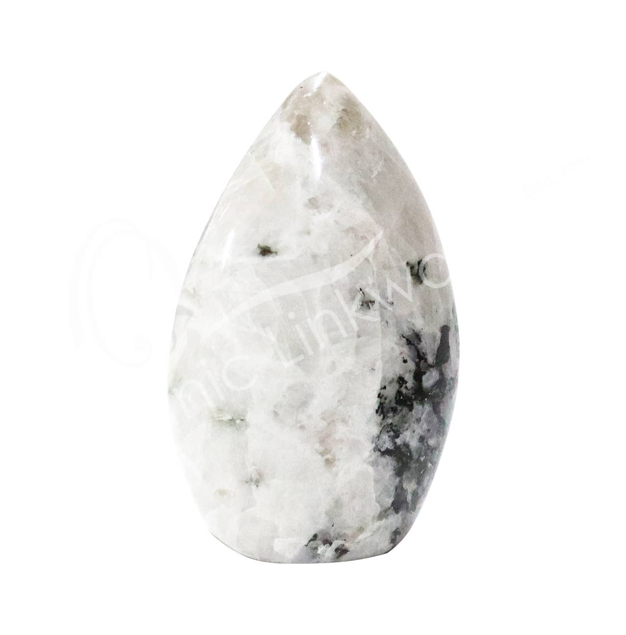 FLAME SHAPE - MOONSTONE, RAINBOW 3.5-4.5"