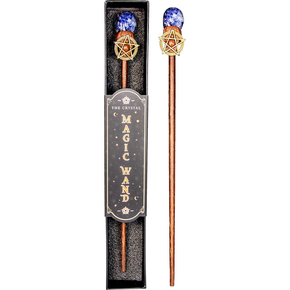 Magic Wand w/ Gift Box - Sodalite & Pentacle (Each): Sodalite