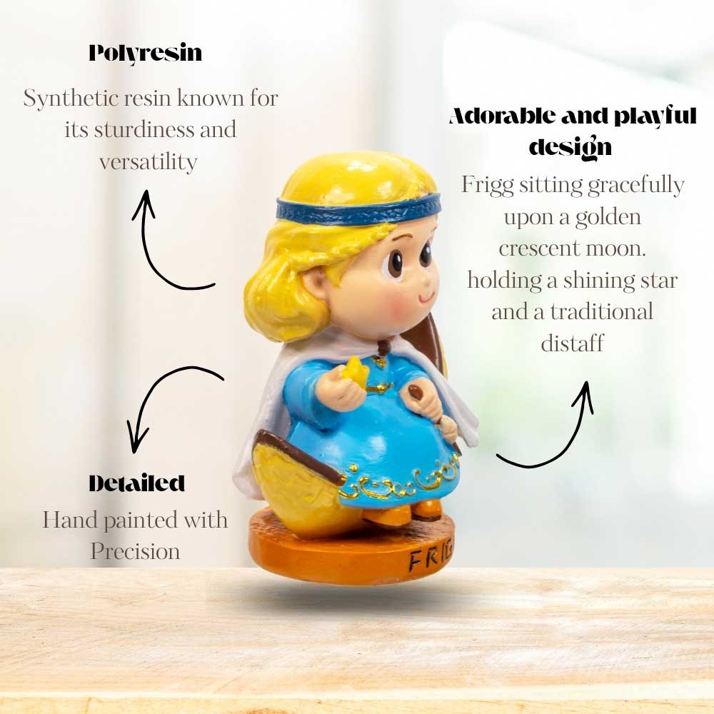 Polyresin Baby Viking Figurine - Frigg (Each)