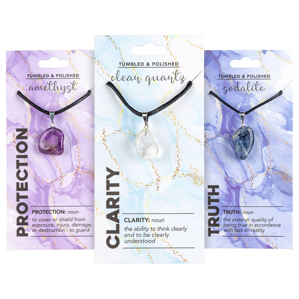 Polished Tumbled Pendants: ROSE QUARTZ