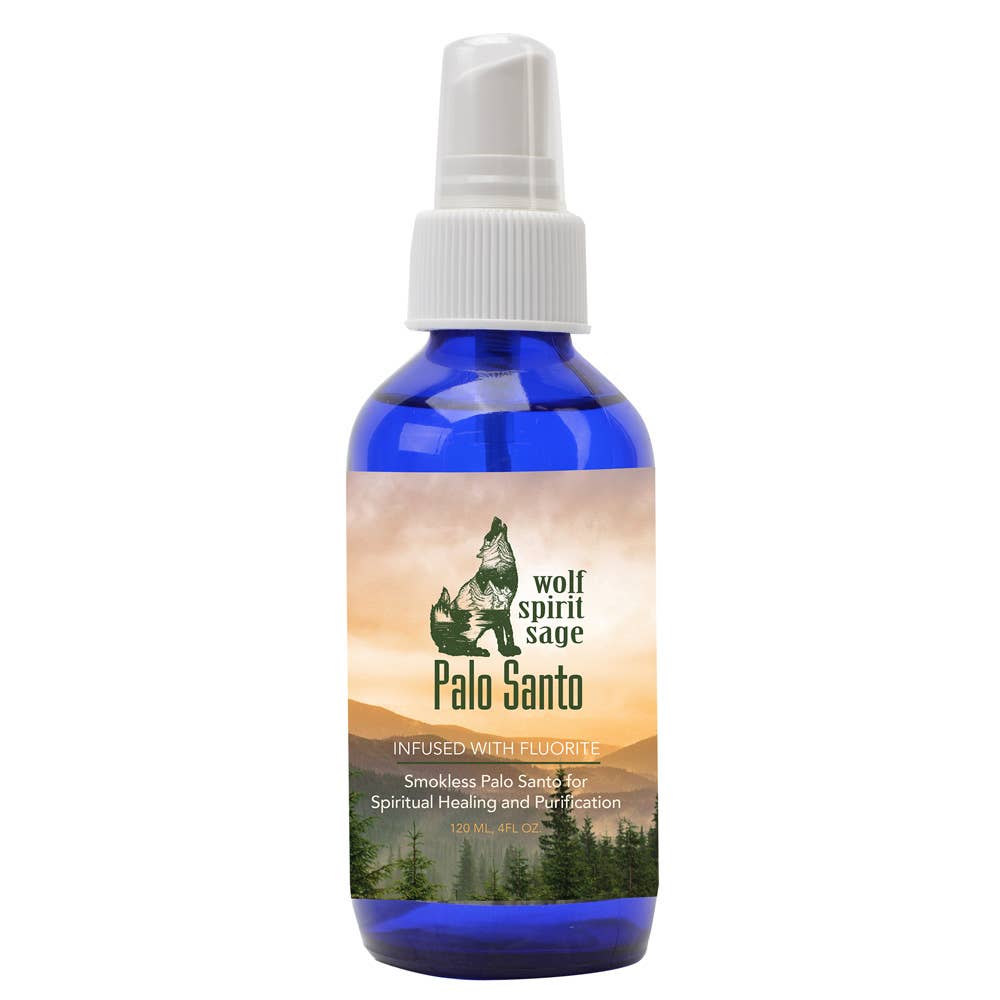 Wolf Spirit Sage Spray--Blessed Palo Santo Spray - 4 0Z.