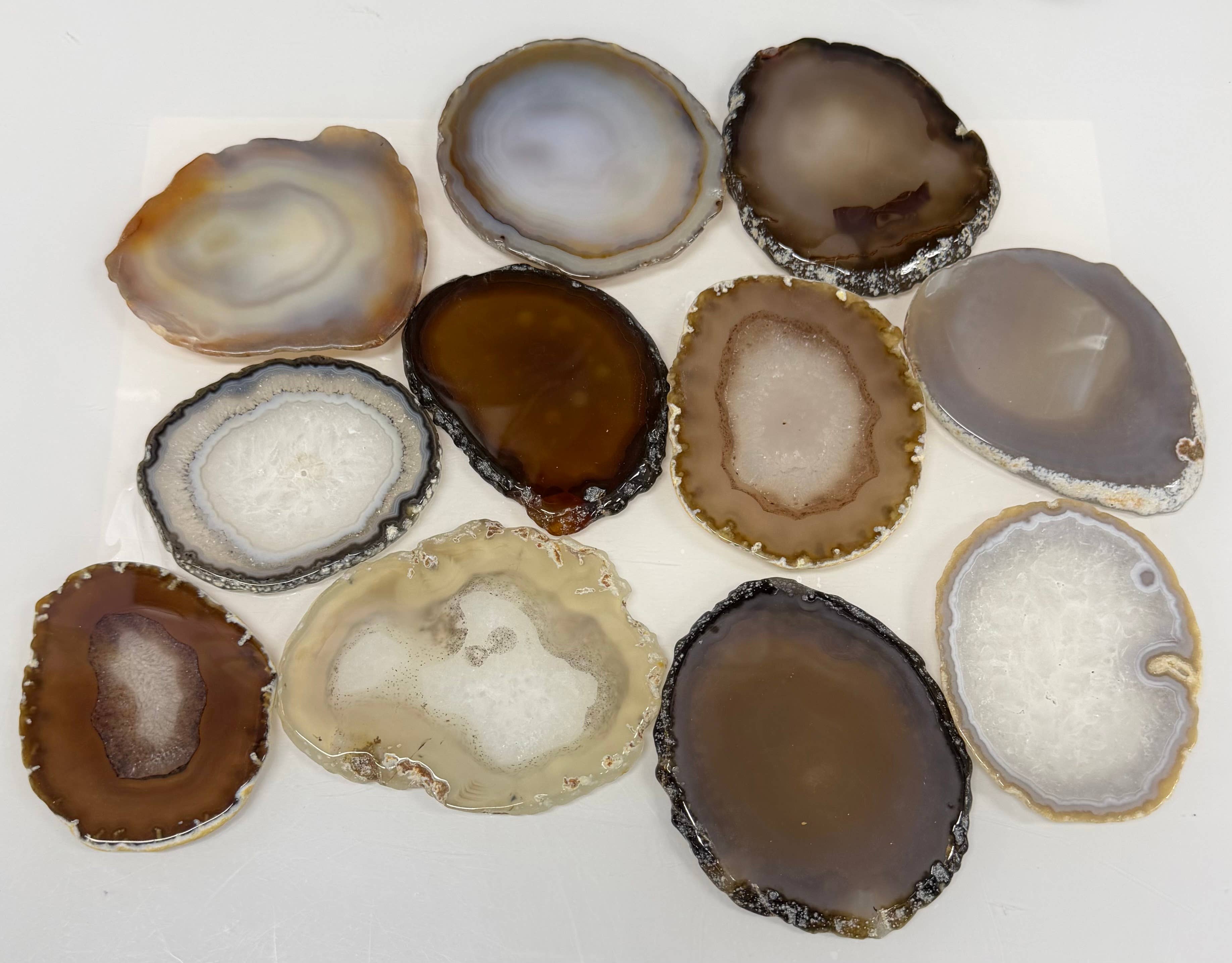 Wholesale Lot 2 lbs Natural Agate Slabs Crystal Healing