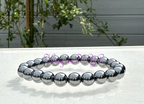 8mm Terahertz Crystal Healing Stretch Bracelet 7.5"