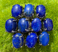 Lapis Lazuli Stud pair 6x8mm