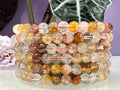 Natural Golden Healer Hematoid 6mm Crystal Stretch Bracelet