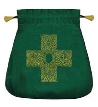 Celtic Cross Velvet Bag