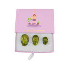 Yoni Eggs: Green Flower Jade / 4pc