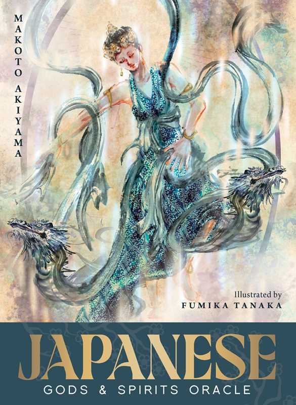 Japanese Gods & Spirits Oracle by Makoto Akiyama: Flashcards 128 pages / English