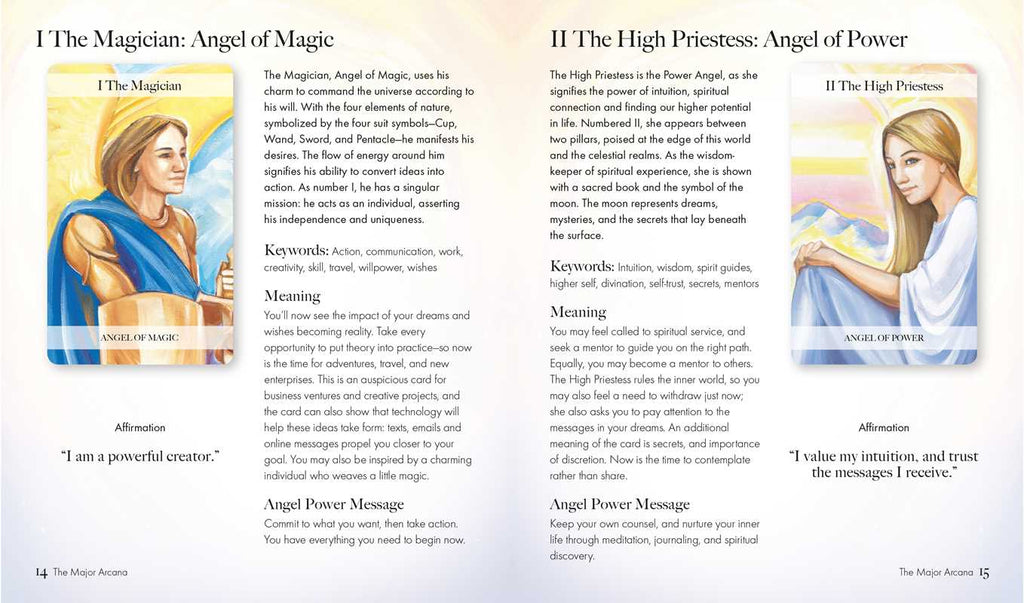 Angel Tarot by Jayne Wallace: Mixed Media 64 pages / English
