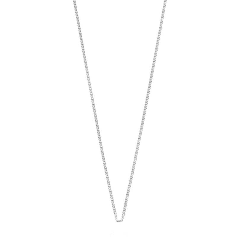 18" Silver Curb Chain