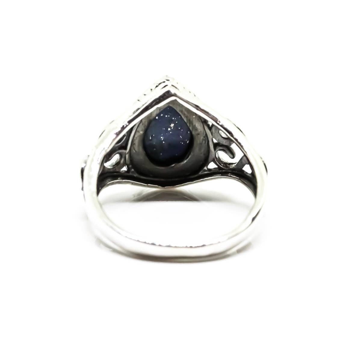 Lapis Lazuli Ring Sterling Silver 925: 6
