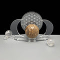 Acrylic Sphere Crystal Holder Moons - Flower of Life