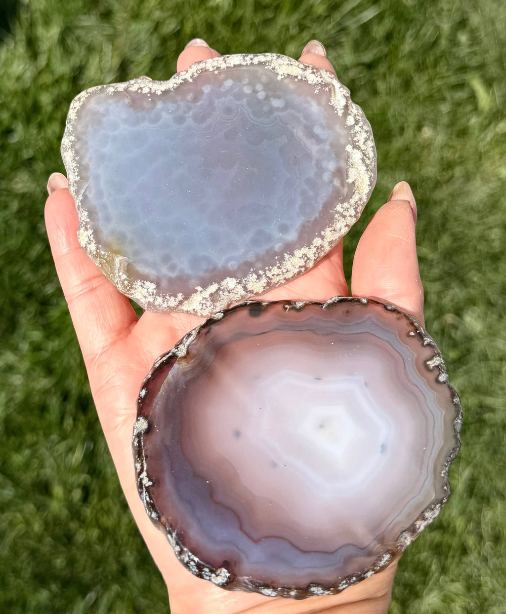 Wholesale Lot 2 lbs Natural Agate Slabs Crystal Healing