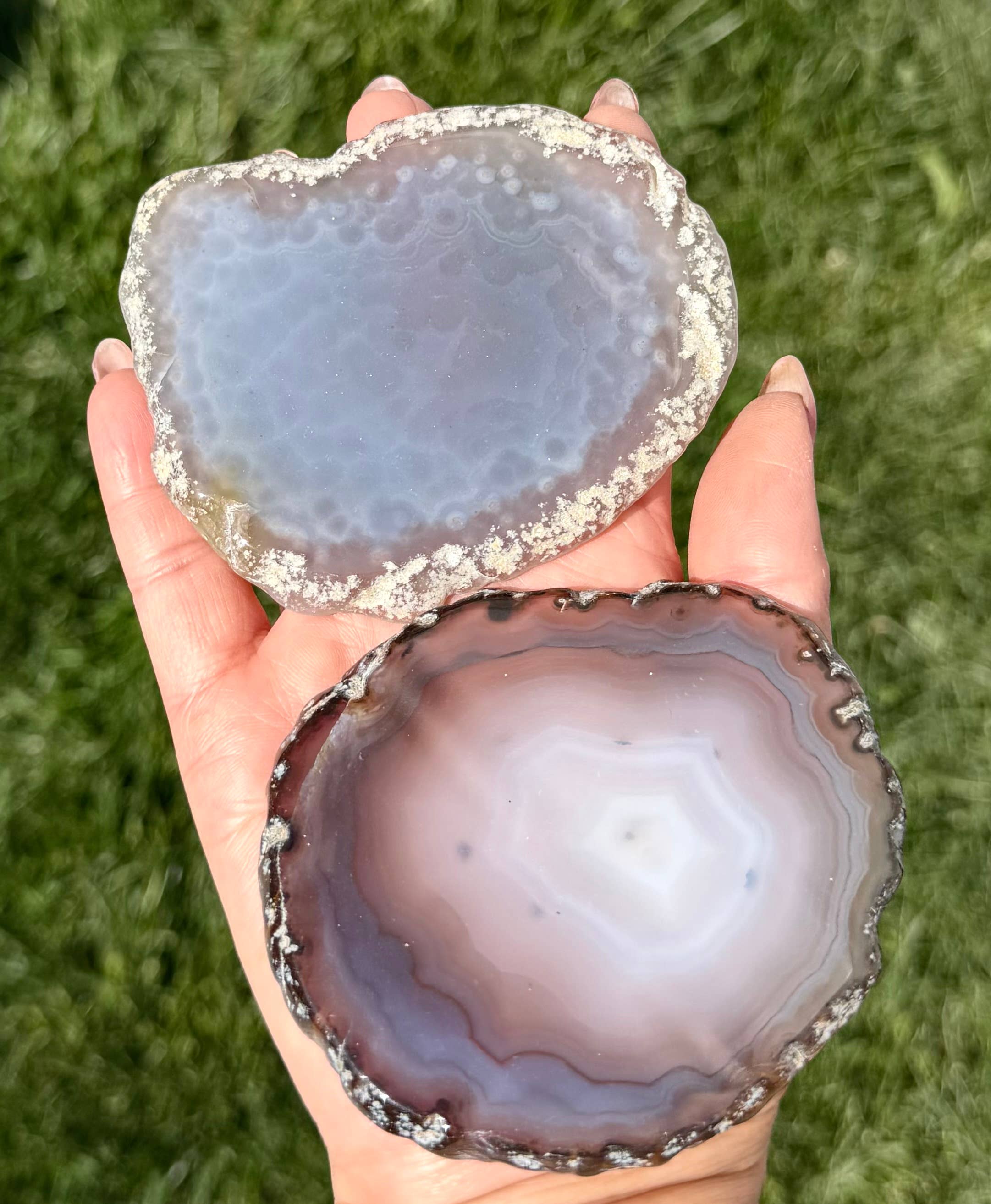Wholesale Lot 2 lbs Natural Agate Slabs Crystal Healing