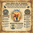 Polyresin Baby Viking Figurine - Thor (Each)