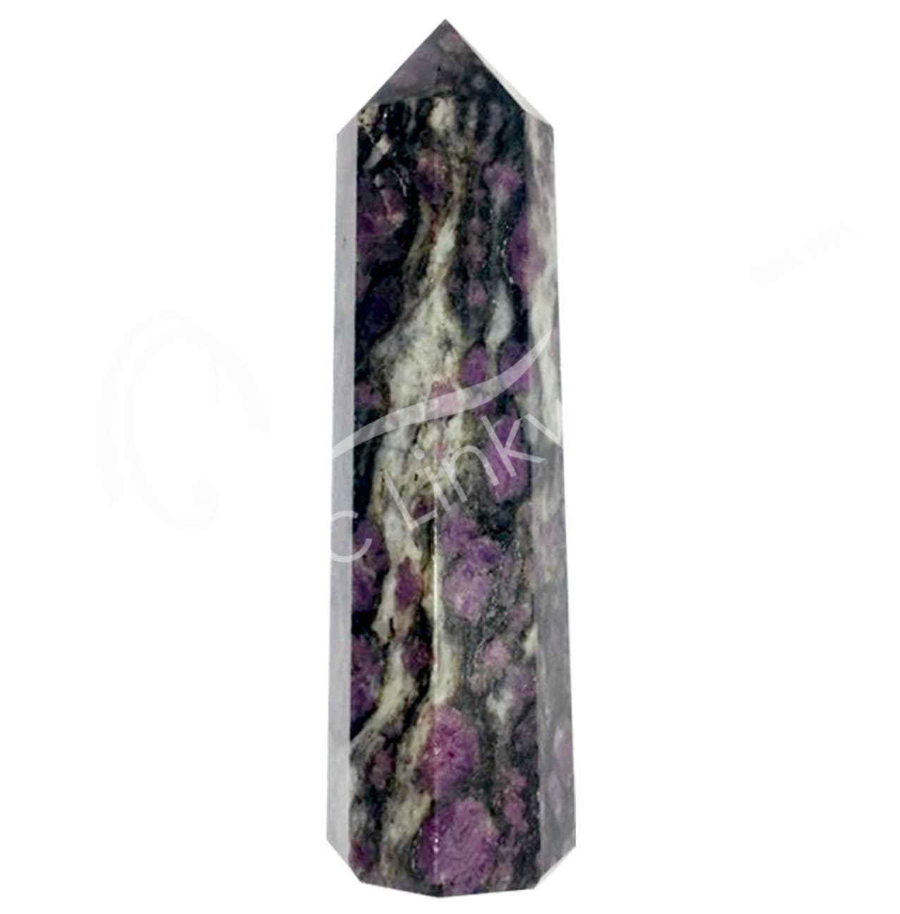 OBELISK - GARNET IN ASTROPHYLLITE 6-7"