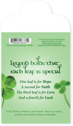 Four Leaf Clover Stone 36pc Prepack