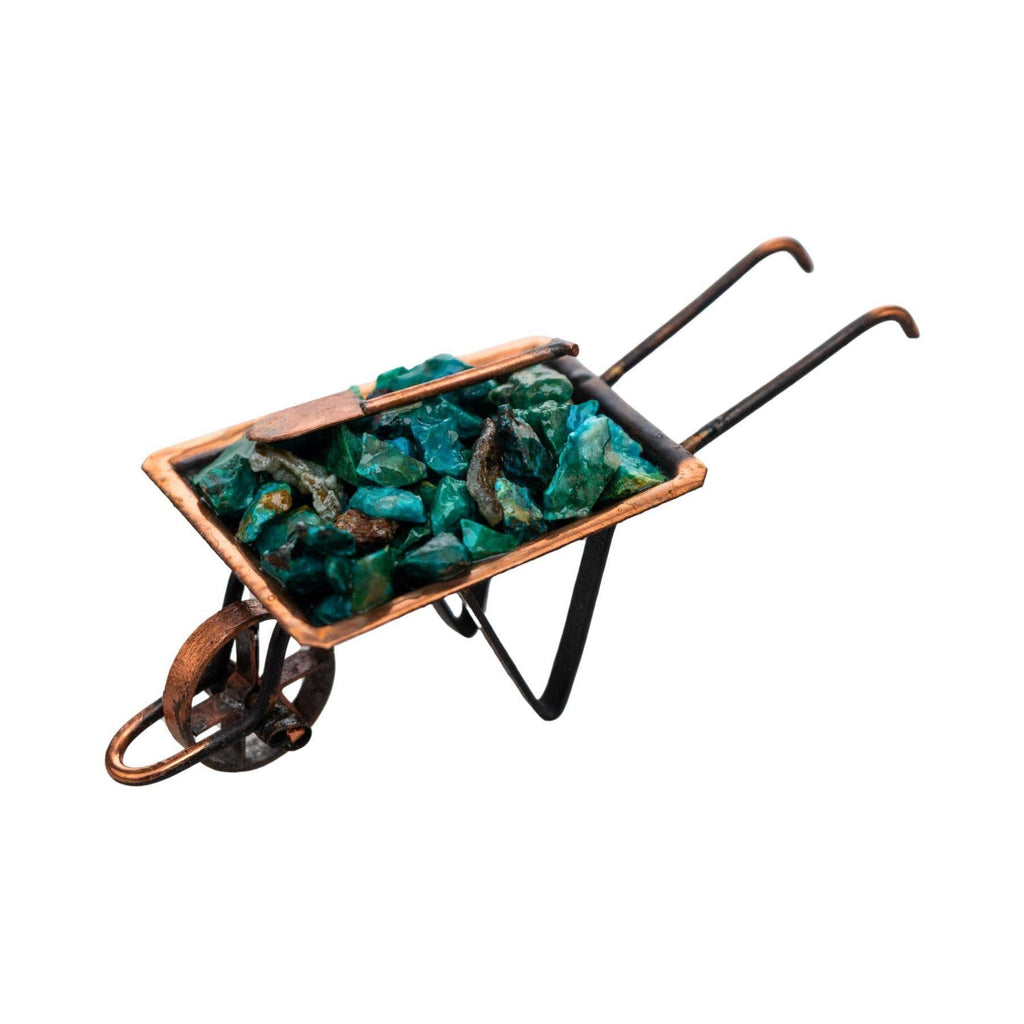 Crystal Chip Wheelbarrow.: Pink Opal