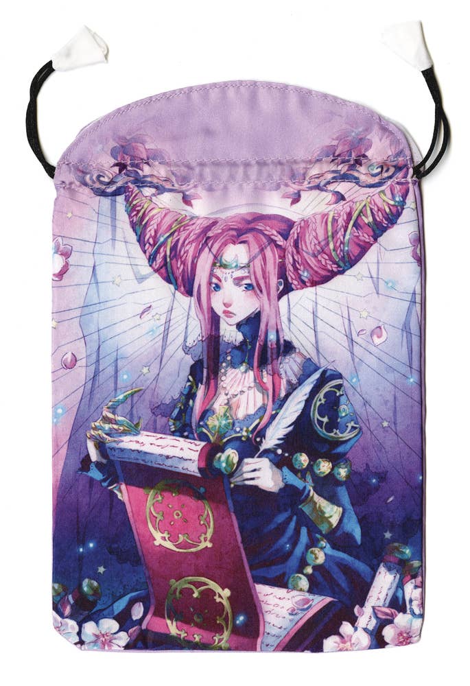 Mystical Manga Tarot Satin Bag