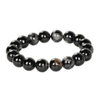 8mm Crystal Gemstone Energy Bead Stretch Bracelets: Labradorite