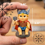 Polyresin Baby Viking Figurine - Thor (Each)
