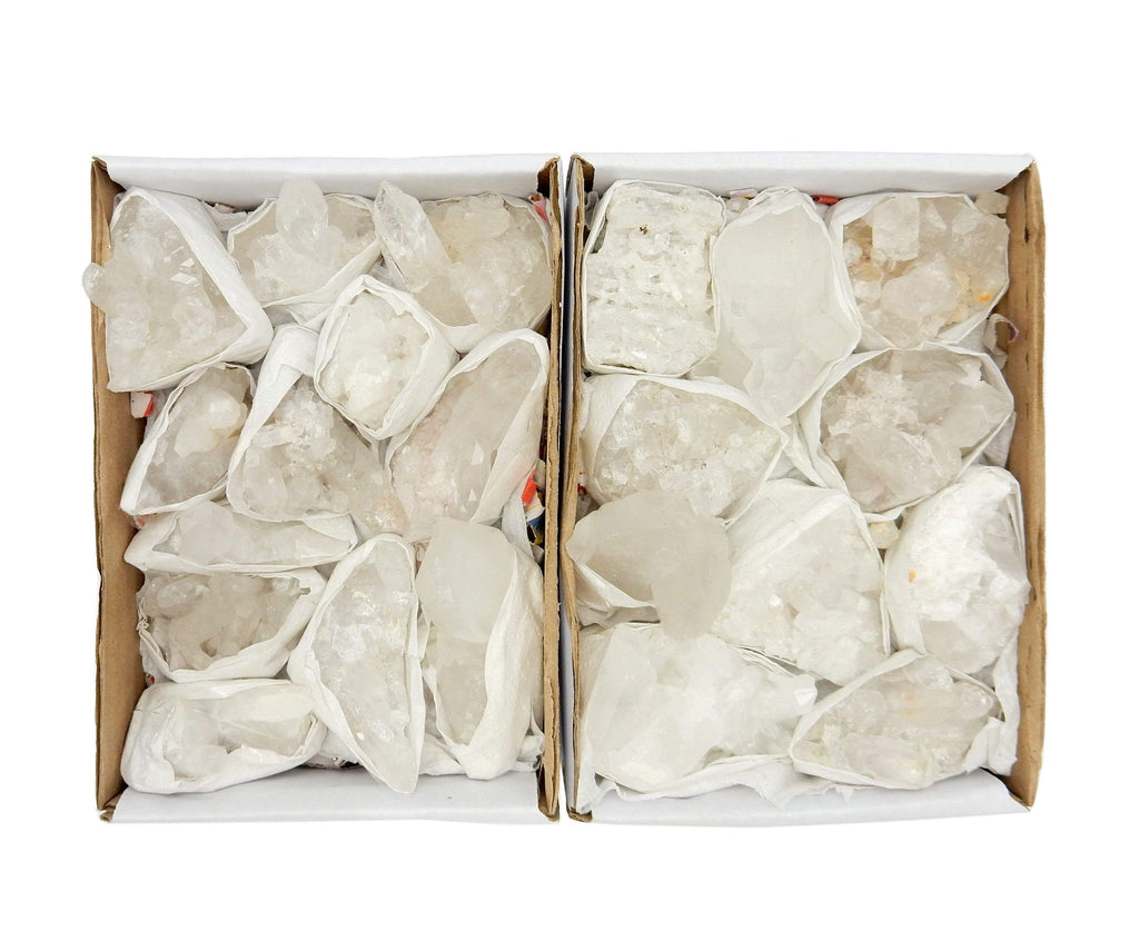 Crystal Quartz Cluster Flat Box - S126TS