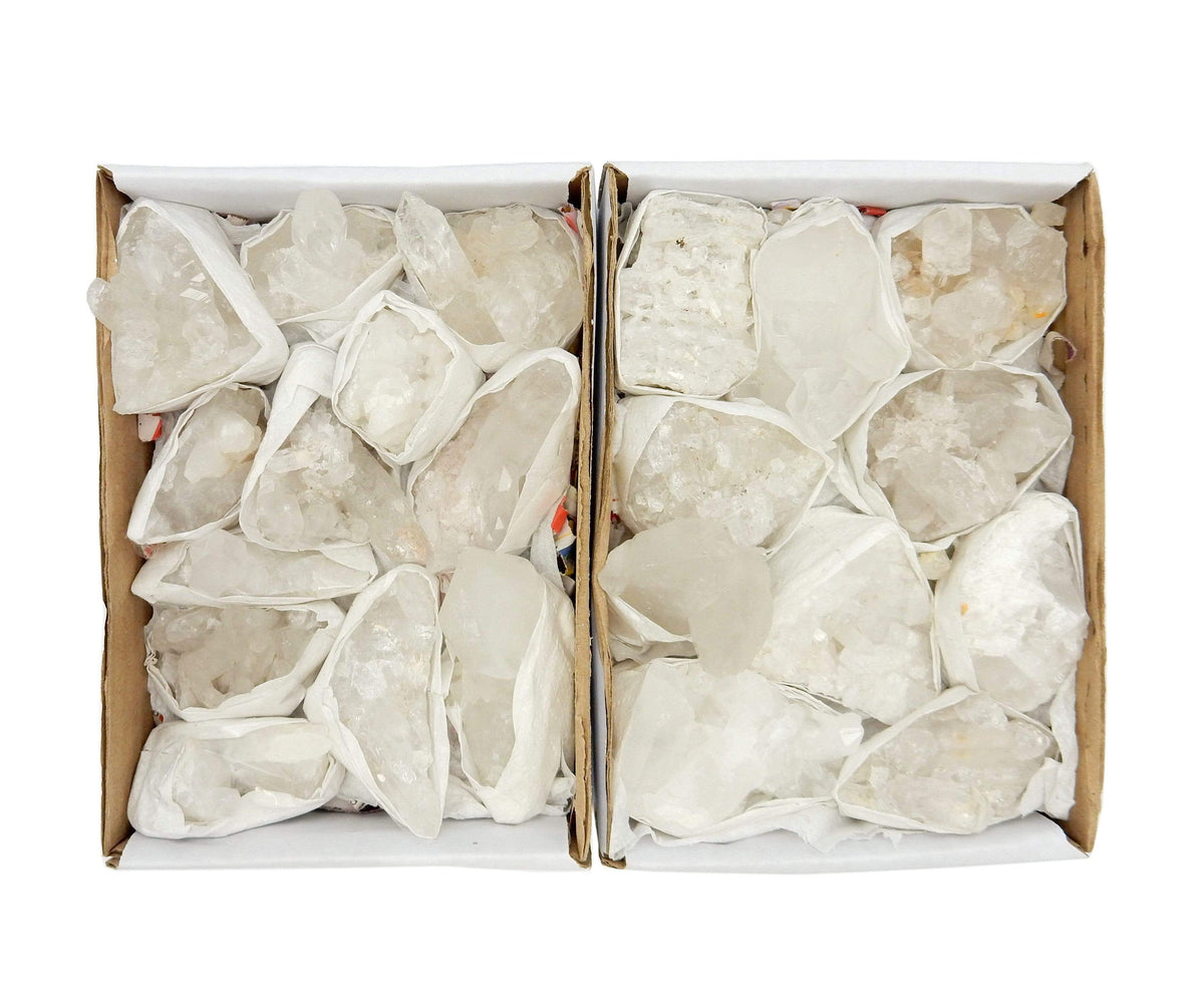 Crystal Quartz Cluster Flat Box - S126TS
